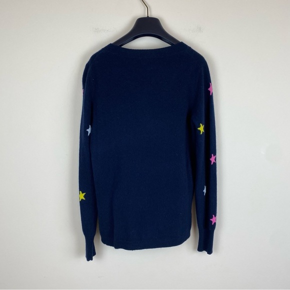 J. Crew Cashmere Crewneck Sweater Stars - Picture 2 of 5